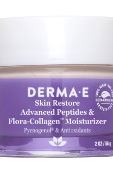 Восстанавливающий крем для лица Derma E Advanced Peptides & Flora-Collagen Moisturizer Cream, 56 г