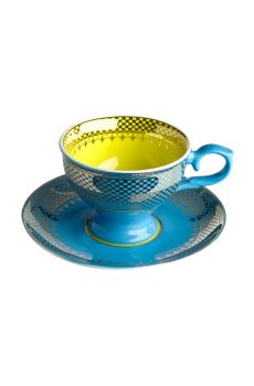 Набор чашек с блюдцами Pols Potten 90 ml 4 шт