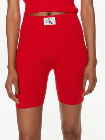 Calvin Klein Jeans Велосипедки Label J20J223138 Червоний Slim Fit Calvin Klein Jeans Велосипедки Label J20J223138 Червоний Slim Fit