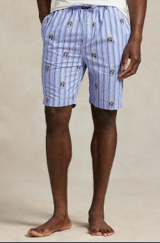 Хлопковые пижамные шорты Polo Ralph Lauren