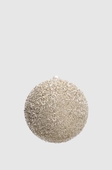 Елочный шар с кристаллами