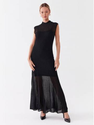 Calvin Klein Трикотажна сукня K20K205555 Чорний Regular Fit Calvin Klein Трикотажна сукня K20K205555 Чорний Regular Fit