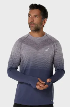 Мужской фиолетовый лонгслив Фиолетовый S Asics 2011C394-501