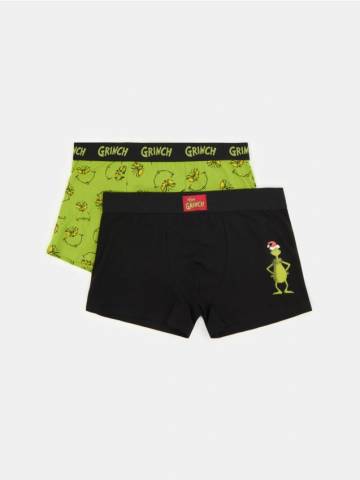 Боксери, 2 пари Grinch - різнобарвний Боксери, 2 пари Grinch - різнобарвний