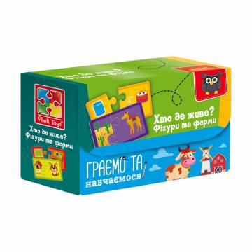 Пазлы Vladi Toys Найди пару. Кто где живет? На что похоже, 23 детали, от 4 лет (VT5003-03) Пазлы Vladi Toys Найди пару. Кто где живет? На что похоже, 23 детали, от 4 лет (VT5003-03)