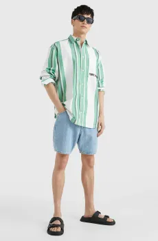 Мужские голубые джинсовые шорты AIDEN BAGGY Голубой 33 Tommy Jeans DM0DM16156