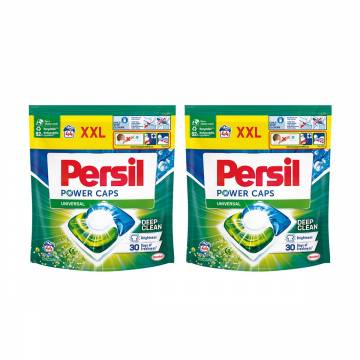 Капсулы для стирки Persil Power Caps Universal Deep Clean, 88 стирок, 2*44 шт