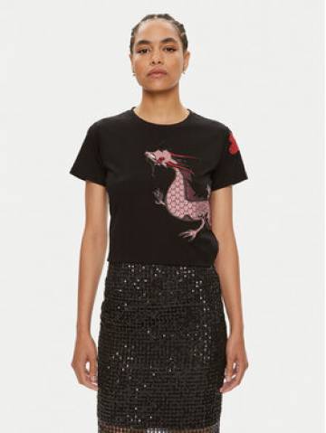 Pinko Футболка Quentin 100535 A1QT Чорний Regular Fit Pinko Футболка Quentin 100535 A1QT Чорний Regular Fit