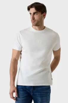Мужская белая футболка Белый S Guess M6YI58.K4632;F0F8