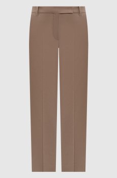 Коричневые брюки с цепочкой мониль