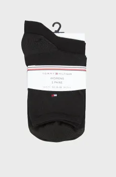 Женские черные носки (2 пары) SHINE Черный 39-42 Tommy Hilfiger 701232974