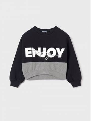 Mayoral Світшот 7.406 Чорний Regular Fit Mayoral Світшот 7.406 Чорний Regular Fit