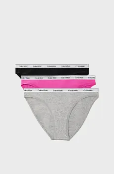 Женские трусики (3 шт) BIKINI Разноцветный M Calvin Klein LV00QD5207