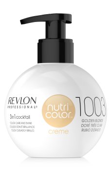 Тонирующая маска для волос Revlon Professional Nutri Color Creme 1003 Golden Blonde, 270 мл