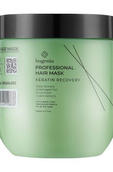 Маска для волос Bogenia Keratin Recovery Professional Hair Mask Кератиновое восстановление, 500 мл