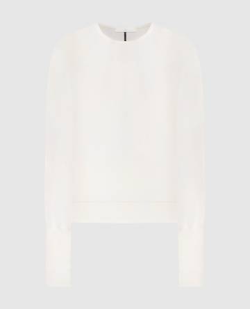 Белый джемпер из шерсти Белый джемпер из шерсти