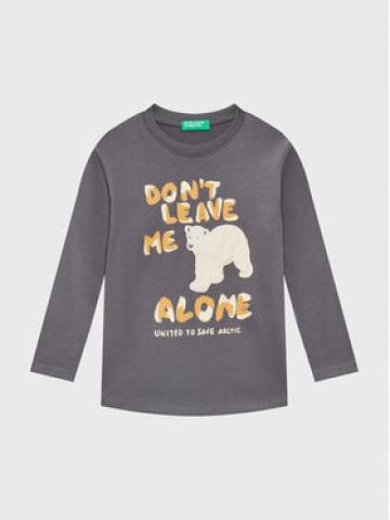 United Colors Of Benetton Блузка 3YN4G106D Сірий Regular Fit United Colors Of Benetton Блузка 3YN4G106D Сірий Regular Fit