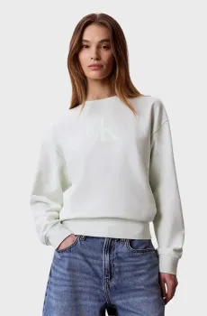 Женский мятный свитшот FRENCH TERRY Ментоловый XS Calvin Klein Jeans LV047G823G