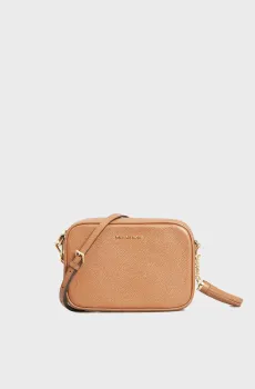 Женская рыжая кожаная сумка JET SET CROSSBODY Рыжий ONESIZE Michael Kors 32F7GGNM8L