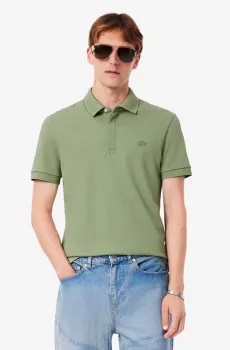 Мужское зеленое поло Зеленый L Lacoste PH5522S86