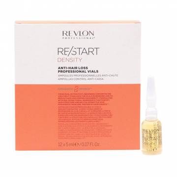 Ампулы против выпадения волос Revlon Professional Restart Density Anti-Hairloss Professional Vials, 12*5 мл Ампулы против выпадения волос Revlon Professional Restart Density Anti-Hairloss Professional Vials, 12*5 мл