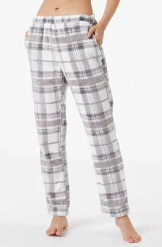 Женские белые брюки в клетку EVEN Белый XS Etam 6537135