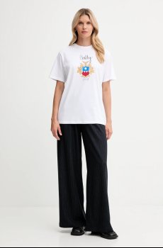 Хлопковая футболка Bally