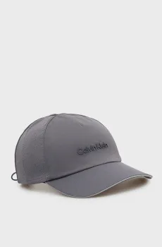 Мужская серая кепка SILICONE Серый ONESIZE Calvin Klein LV04D5079G