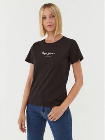 Pepe Jeans Футболка Wendys PL505710 Чорний Regular Fit Pepe Jeans Футболка Wendys PL505710 Чорний Regular Fit