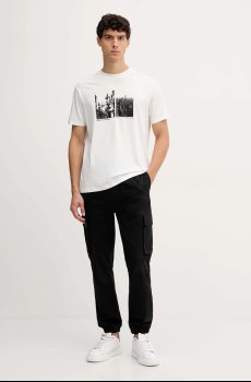 Хлопковая футболка Armani Exchange