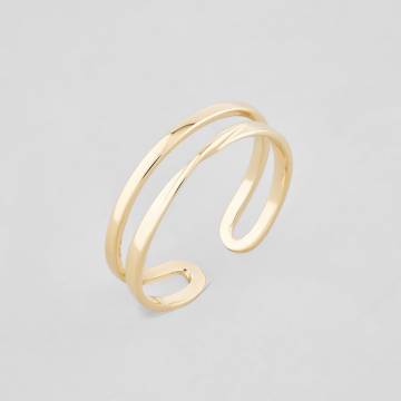 Серебряные кольца с позолотой Minimal ВС-369з Серебряные кольца с позолотой Minimal ВС-369з