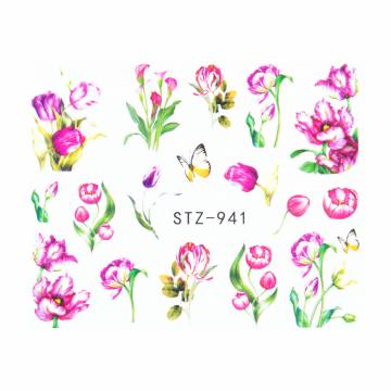 Водные наклейки для ногтей Vizavi Professional STZ (STZ-941) Водные наклейки для ногтей Vizavi Professional STZ (STZ-941)