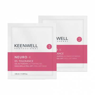 Успокаивающая альгинатная маска для лица Keenwell Neuro-K Tolerance 05 для чувствительной кожи, 130 мл + 15 г Успокаивающая альгинатная маска для лица Keenwell Neuro-K Tolerance 05 для чувствительной кожи, 130 мл + 15 г