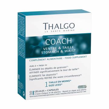 Комплекс для живота и талии Thalgo Coach Stomach & Waist, 30 капсул Комплекс для живота и талии Thalgo Coach Stomach & Waist, 30 капсул