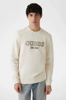 Мужской бежевый свитшот Бежевый S Guess M5RQ15.KCN01;G1H6