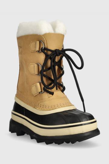 Детские замшевые зимние ботинки Sorel 1123511 цвет бежевый Youth Caribou Детские замшевые зимние ботинки Sorel 1123511 цвет бежевый Youth Caribou