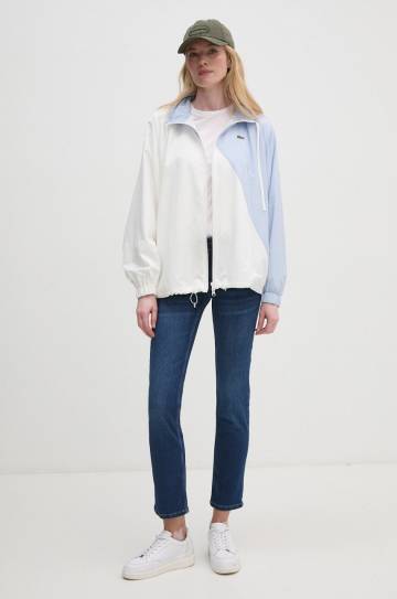 Куртка Lacoste женская переходная oversize BF6949 Куртка Lacoste женская переходная oversize BF6949