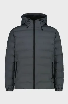 Мужская темно-серая куртка FIX HOOD FEEL WARM Серый 56 CMP 35K3697-U862