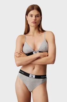 Женские серые трусики Серый XS Calvin Klein 000QF7221E