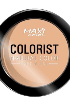 Компактные румяна для лица Maxi Color Colorist Natural Color Pure Blush 04 Солнечный беж, 6 г