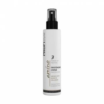 Протеиновый спрей Profi Style Amino Protein Spray для сильно поврежденных волос, 150 мл Протеиновый спрей Profi Style Amino Protein Spray для сильно поврежденных волос, 150 мл