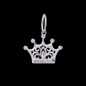 Подвеска "Корона" (фианиты) п02569 Подвеска "Корона" (фианиты) п02569