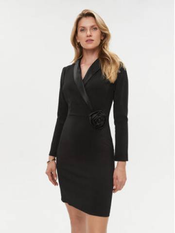 Rinascimento Коктейльна сукня CFC0019220002 Чорний Regular Fit Rinascimento Коктейльна сукня CFC0019220002 Чорний Regular Fit
