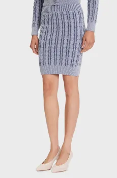 Женская голубая юбка Голубой M Guess W5YD68.Z3OU0;FBCA