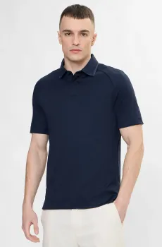 Мужское темно-синее поло Синий M BOSS 50553842;404