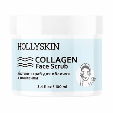 Скраб для лица Hollyskin Collagen Face Scrub с коллагеном, 100 мл Скраб для лица Hollyskin Collagen Face Scrub с коллагеном, 100 мл