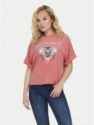 ONLY Футболка Lucy 15316637 Рожевий Regular Fit ONLY Футболка Lucy 15316637 Рожевий Regular Fit