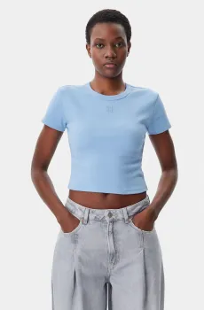 Женская голубая футболка Голубой XL HUGO 50512000;452