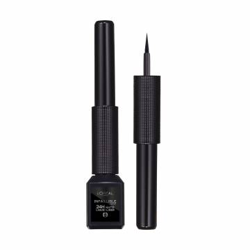 Жидкая матовая подводка для глаз L’Oreal Paris Infaillible Grip Liner, 01 Black, 3 мл Жидкая матовая подводка для глаз L’Oreal Paris Infaillible Grip Liner, 01 Black, 3 мл