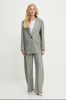 Пиджак с примесью льна Answear.LAB